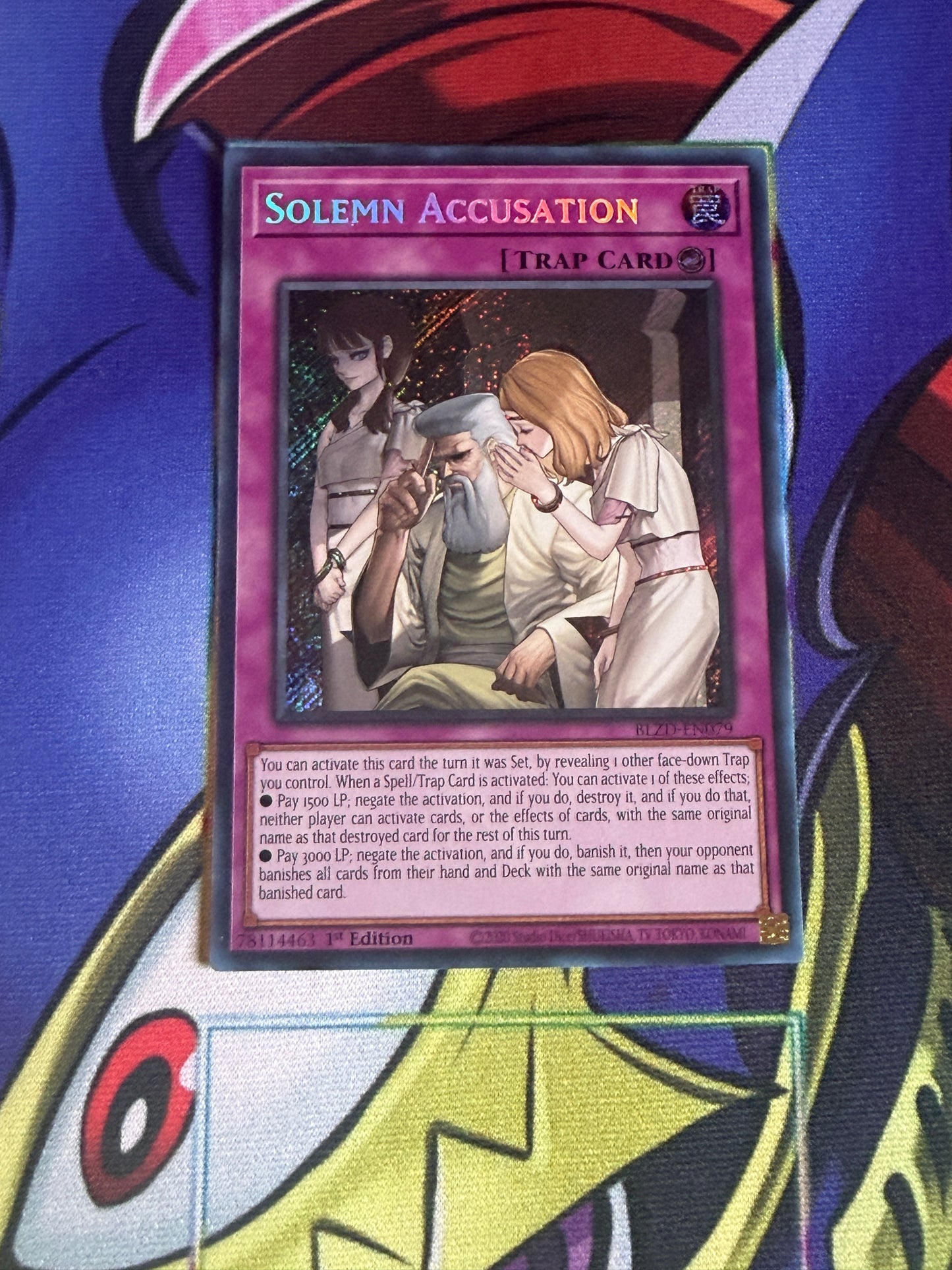 Solemn accusation (Secret) BLZD-EN097 Blazing Dominion