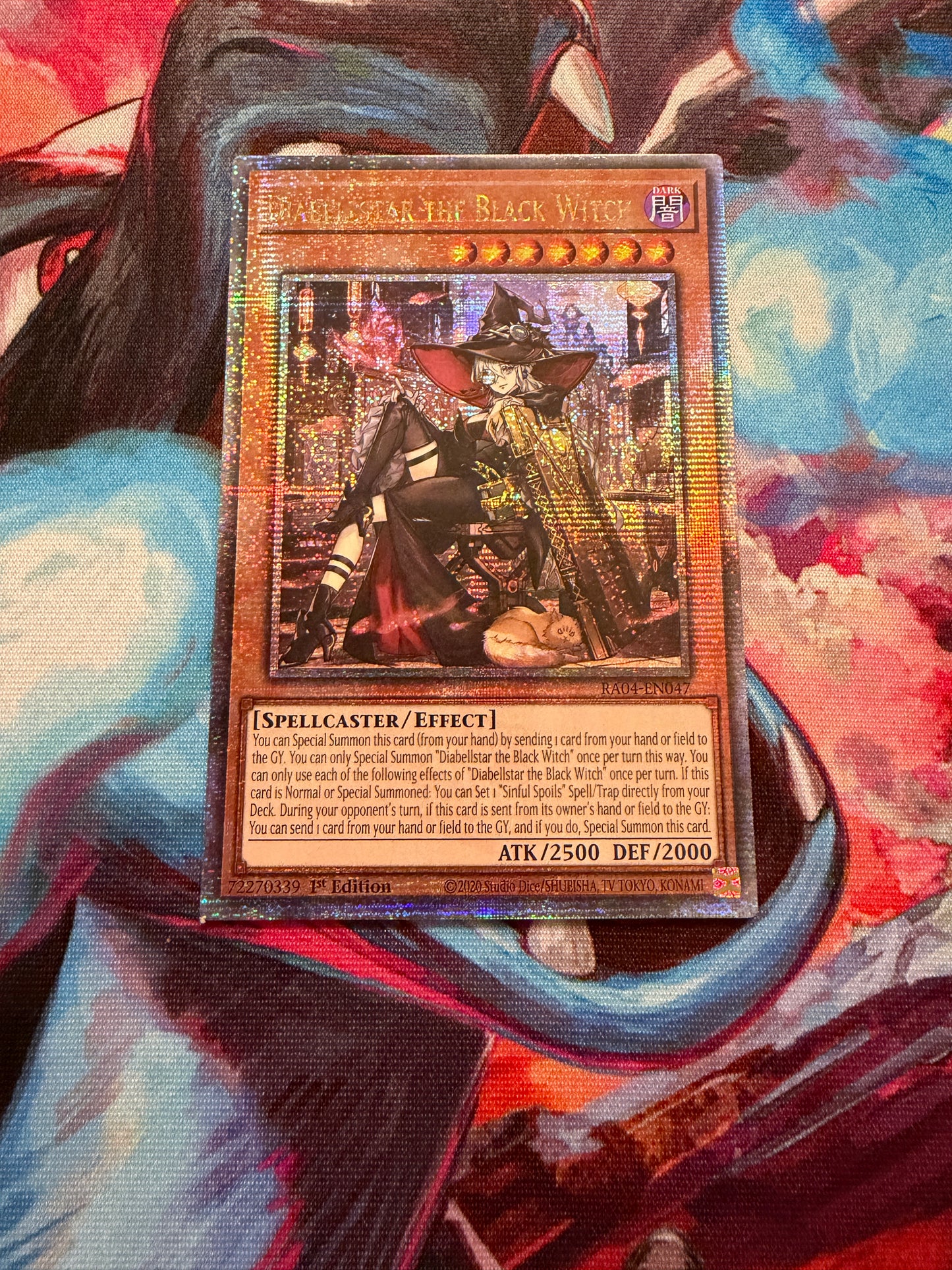 Diabellstar the black witch (alt art) quarter century secret rare