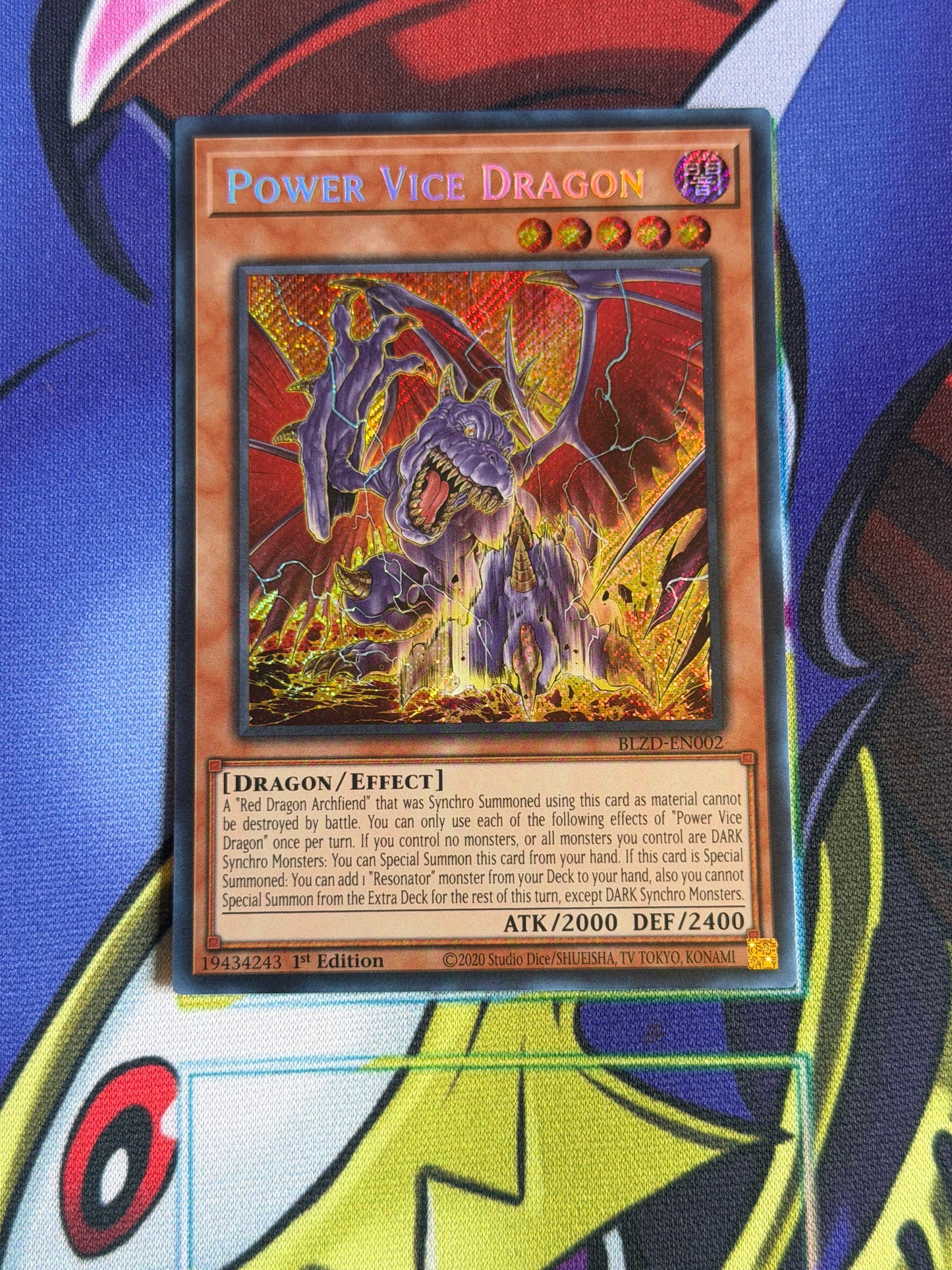 Power vice dragon (Secret) BLZD-EN002 Blazing Dominion