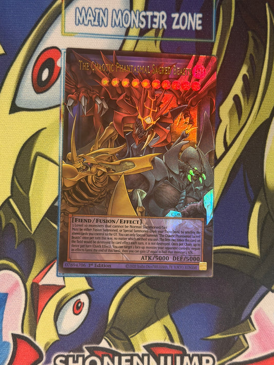 The chaotic Phantasmal sacred beasts CORI-EN029 extended art Ultra