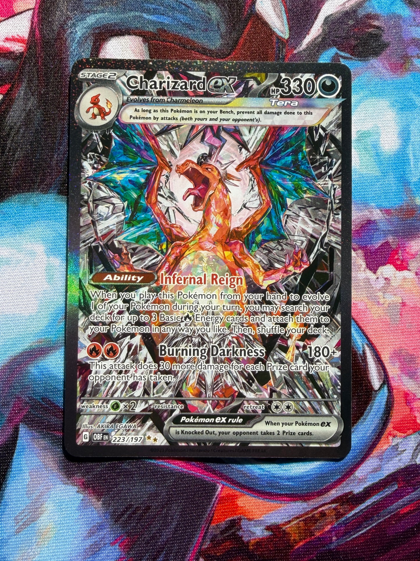 Pokemon Charizard ex 223/197