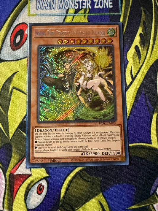 Shiina, Twin Tempests Of Celestial Thunder (Secret) BPRO-EN027